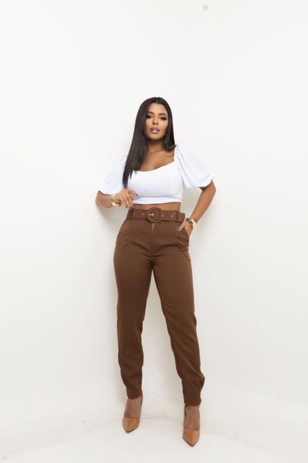 Calça Feminina Jogger Alfaiataria - Image 4