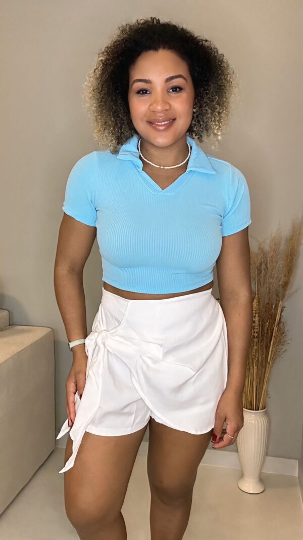 Cropped gola polo - Image 6
