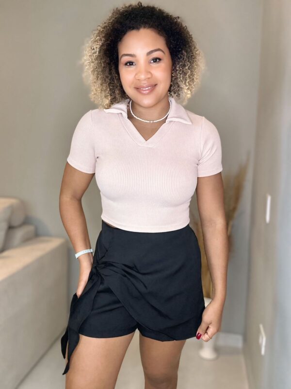 Cropped gola polo - Image 4