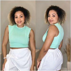 Cropped Muscle Tee Ana